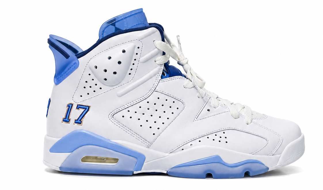 Jordan 6 Retro UNC National Championship White PE