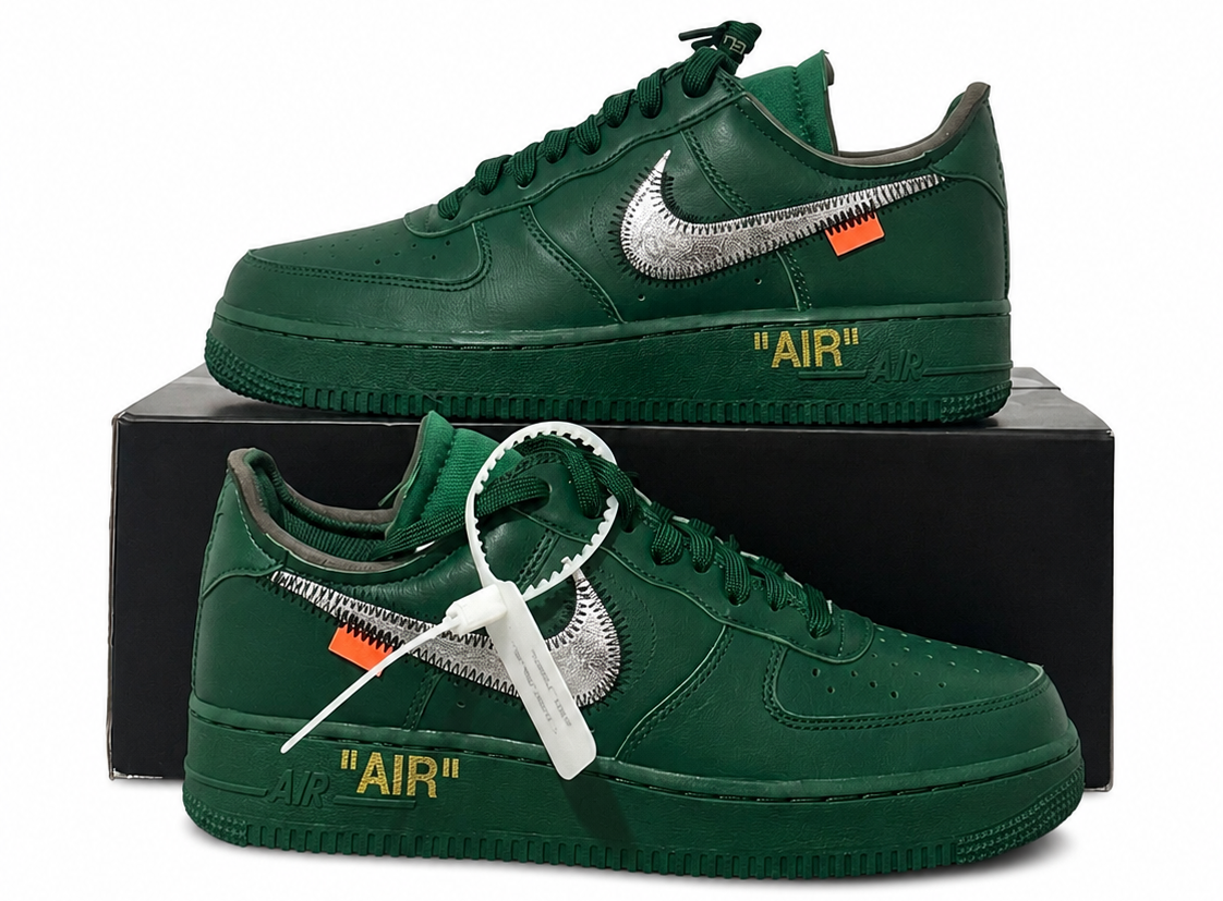 Nike Air Force 1 Low Virgil Abloh Archives Codes Pine Green