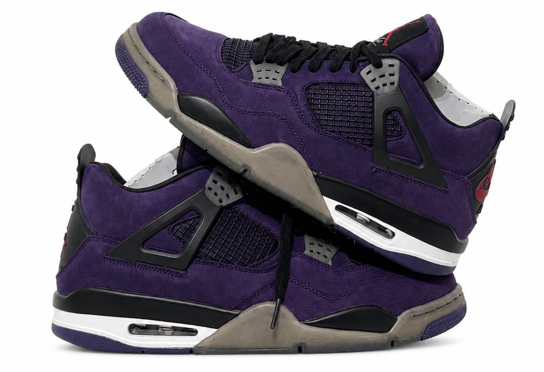 Jordan 4 Retro Travis Scott Purple (Friends and Family)