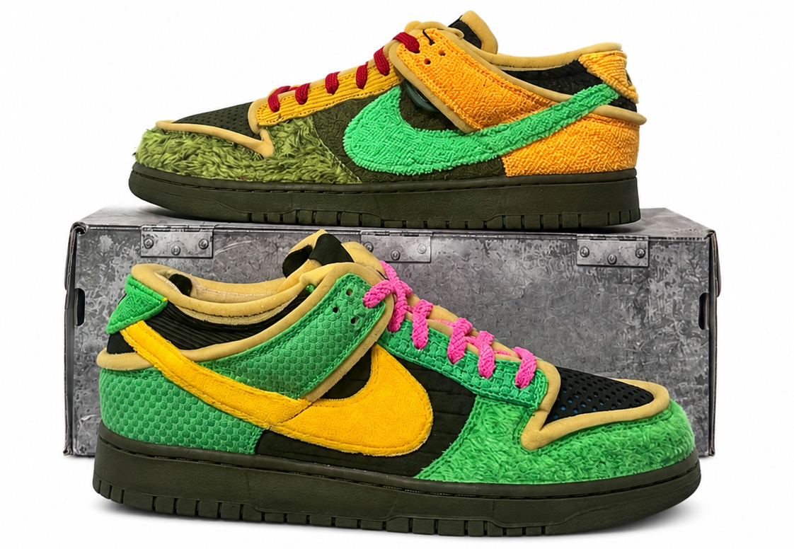 Nike Dunk Low Cactus Plant Flea Market Swamp Sponge Green Yellow (Friends & Family)