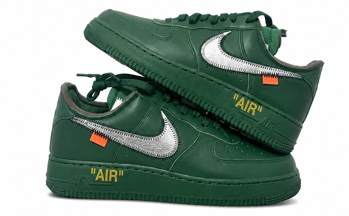 Nike Air Force 1 Low Virgil Abloh Archives Codes Pine Green