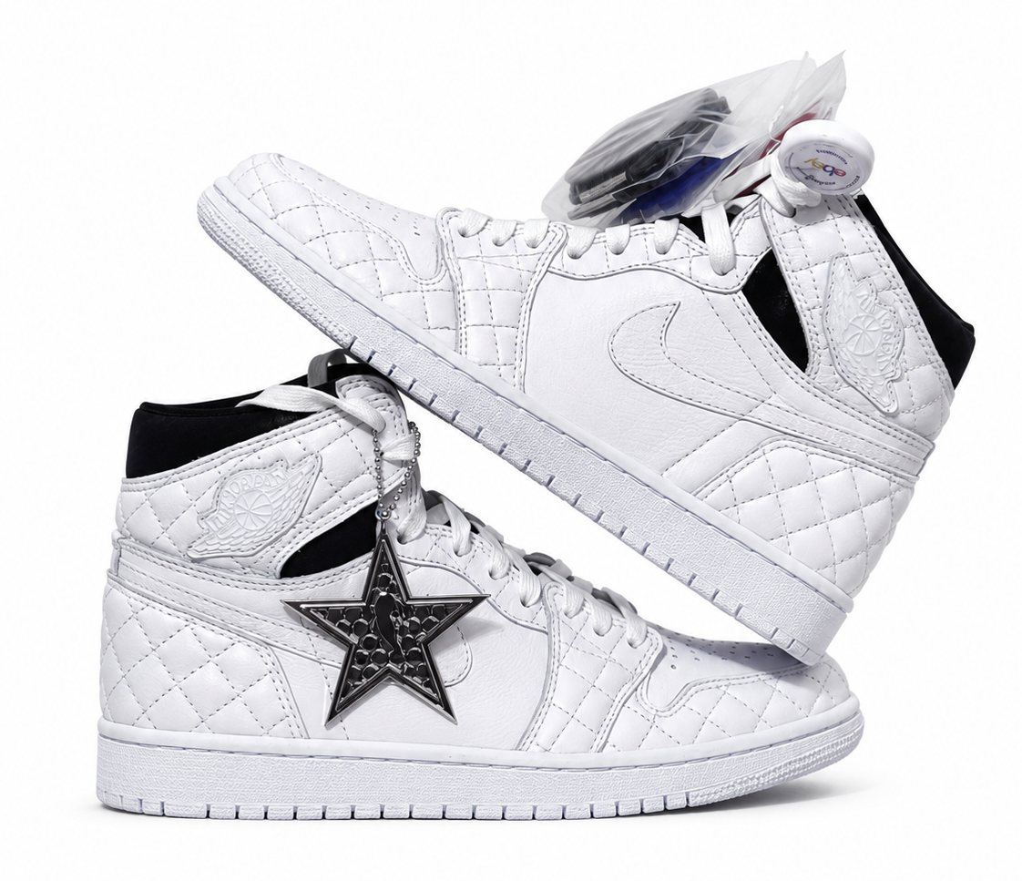 Jordan 1 High Quilted Charlotte Hornets