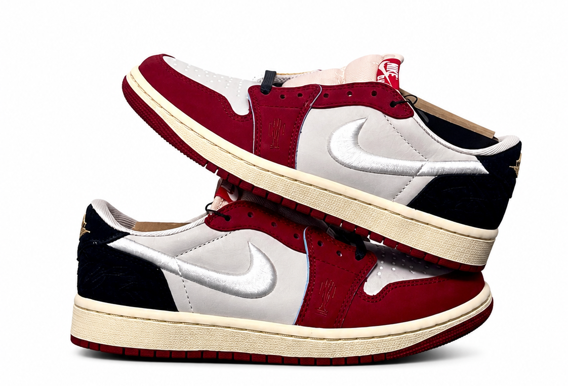 Jordan 1 Retro Low OG Trophy Room Rookie Card Home (Numbered) (with Numbered Trading Card)