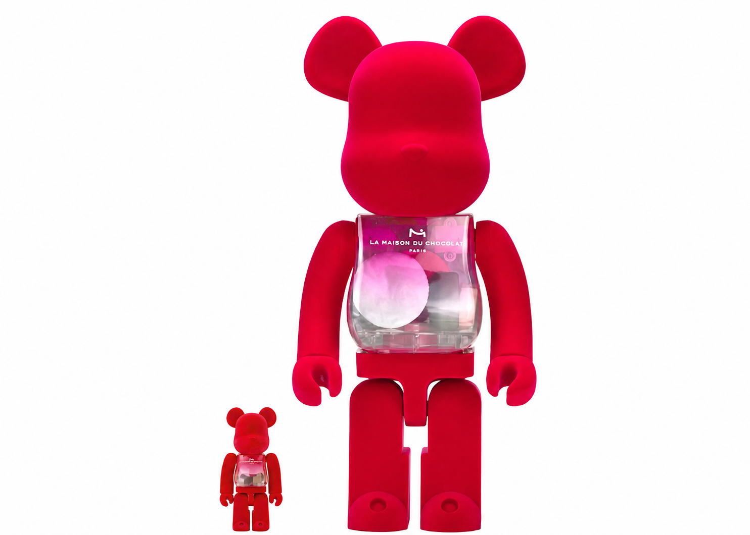 LA MAISON DU CHOCOLAT X BE@RBRICK Red 100%+400%