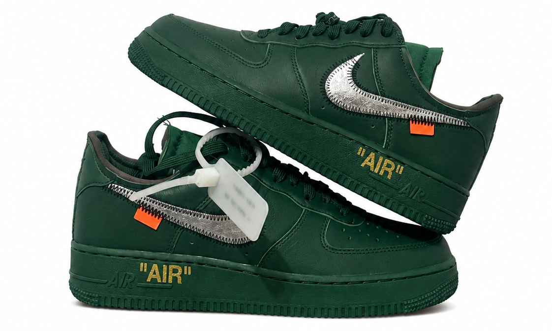 Nike Air Force 1 Low Virgil Abloh Archives Codes Pine Green