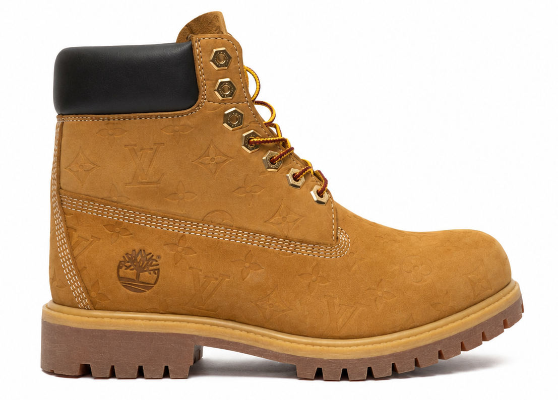 Louis Vuitton Timberland 6" Ankle Boot Wheat Monogram