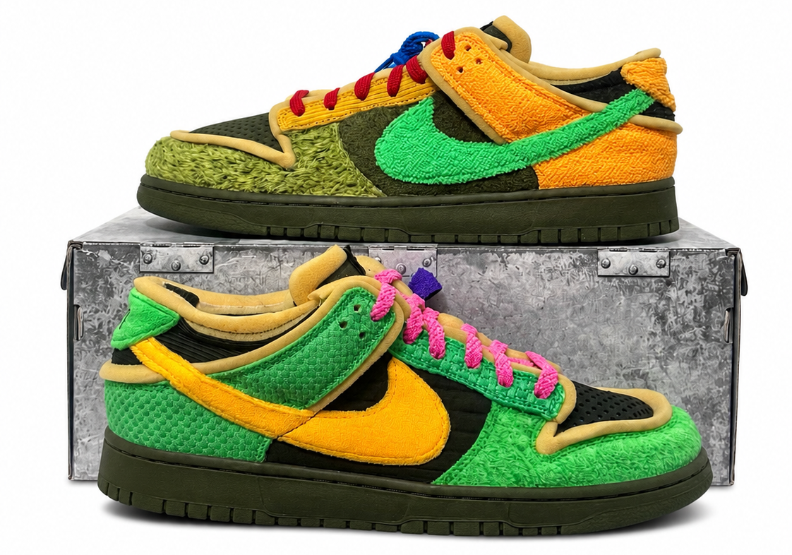 Nike Dunk Low Cactus Plant Flea Market Swamp Sponge Green Yellow (Friends & Family)