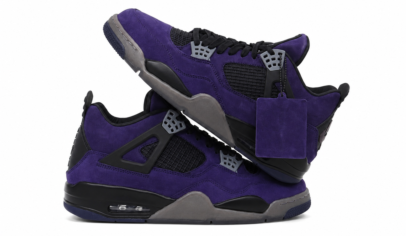 Jordan 4 Retro Travis Scott Purple (Friends and Family)