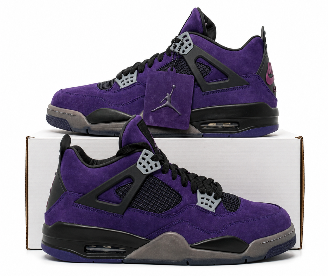 Jordan 4 Retro Travis Scott Purple (Friends and Family)