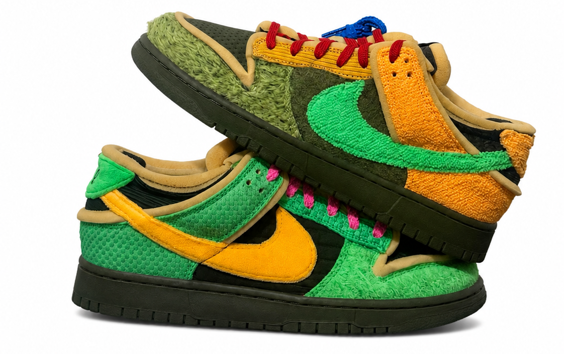 Nike Dunk Low Cactus Plant Flea Market Swamp Sponge Green Yellow (Friends & Family)