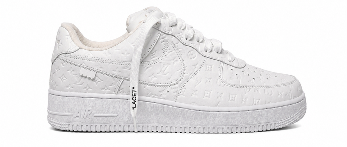 Louis Vuitton Nike Air Force 1 Low By Virgil Abloh White
