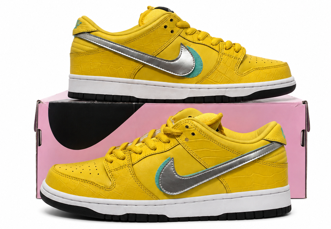 Nike SB Dunk Low Diamond Supply Co. Canary Diamond (Friends and Family)