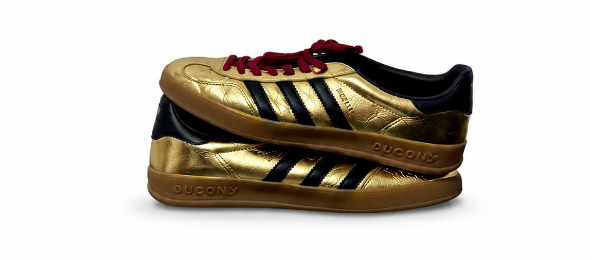 adidas x Gucci Gazelle Metallic Gold