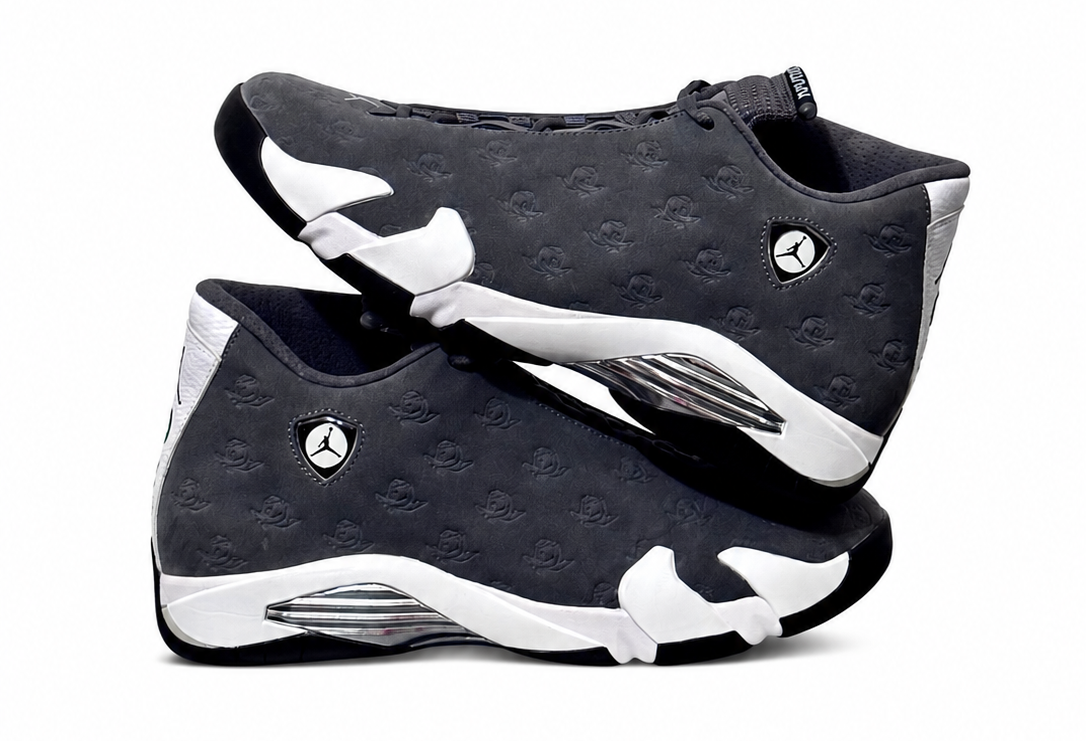 Jordan 14 Retro Oregon Ducks PE Grey