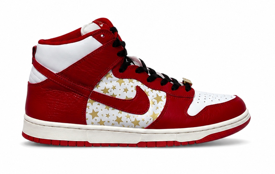 Nike Dunk High Pro SB Supreme Red Stars