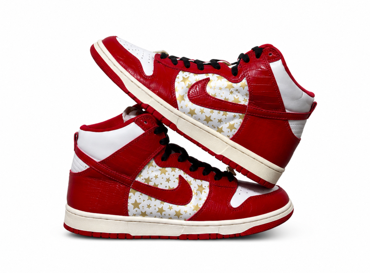 Nike Dunk High Pro SB Supreme Red Stars
