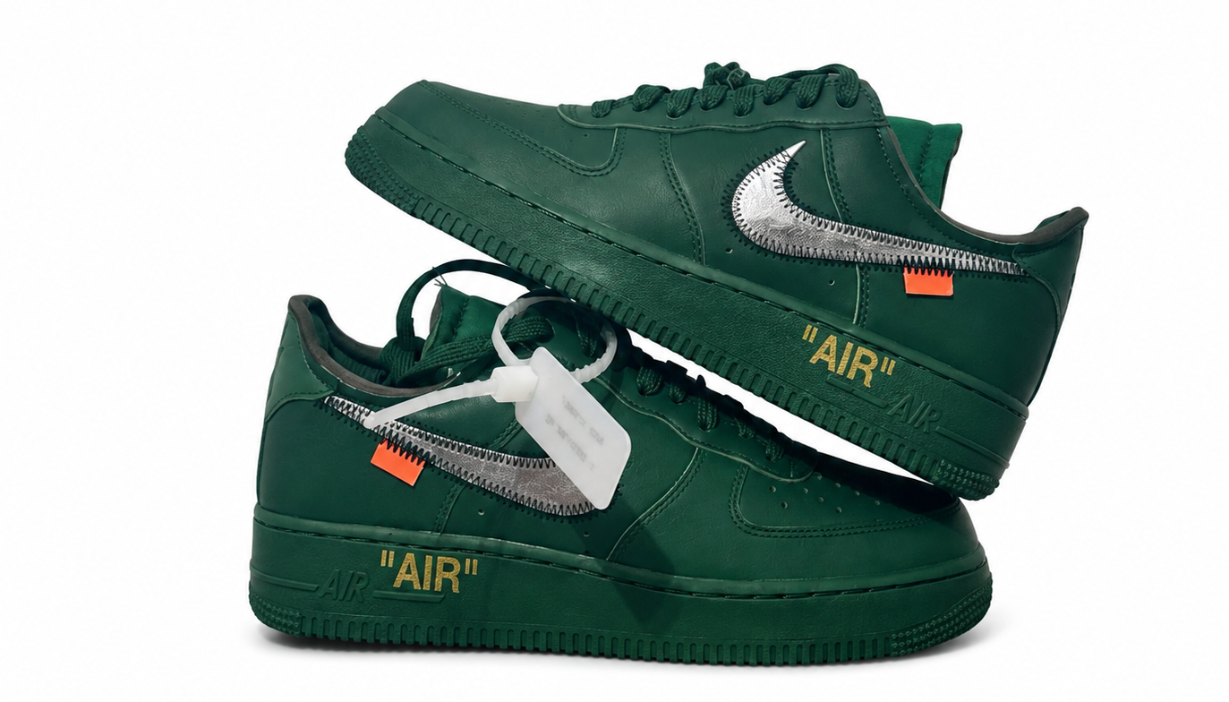 Nike Air Force 1 Low Virgil Abloh Archives Codes Pine Green